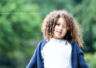 portrait of beautiful little girl shot at f2.8 in Bexley