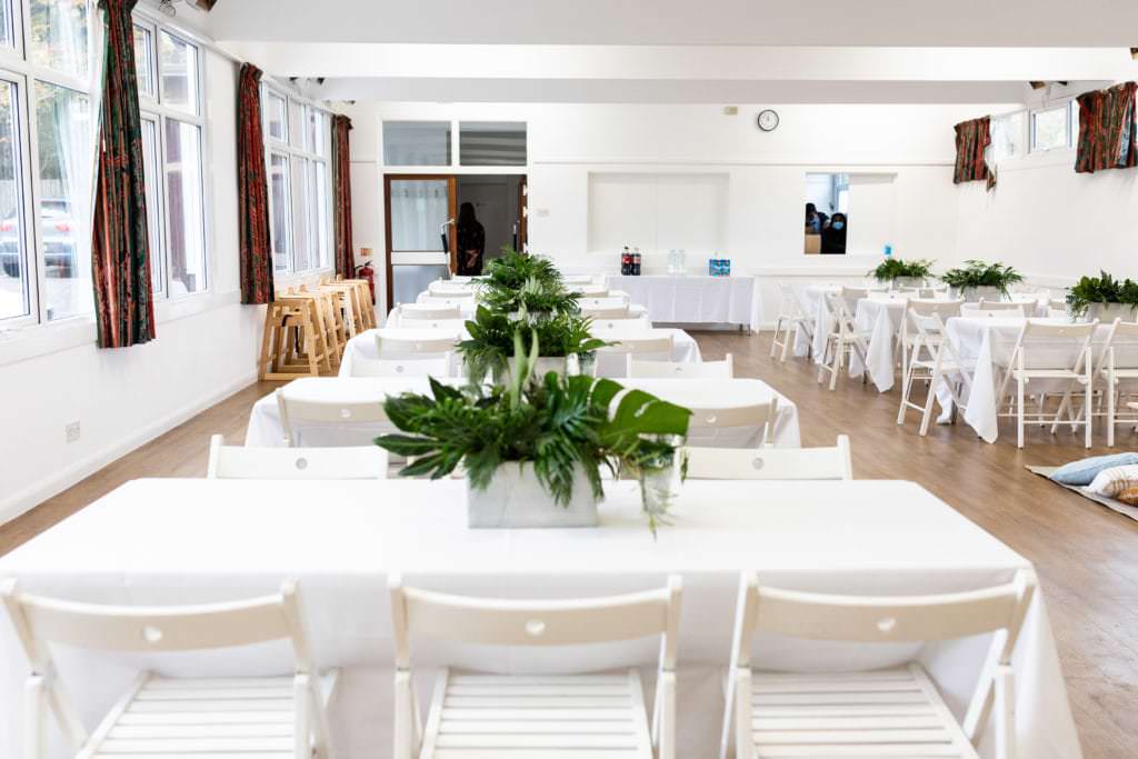 beautiful white party set up for a kent christening covered by photographer nina callow 3B&ME photography kent
